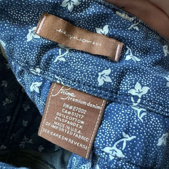 Paige Jeans Dark Wash Blue Women’s Jeans Hayworth Style Size 27 Stretch Style - Picture 4 of 10